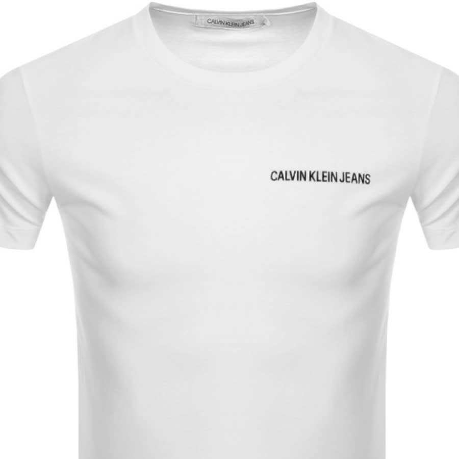 Alternative Image for ProductCalvin Klein Jeans Institutional T Shirt White2
